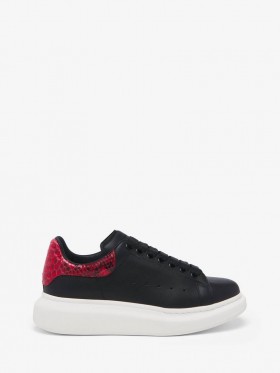 Kvinnor Överdimensionerade Sneaker i Svart/fuchsia