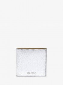 Män Bifold Plånbok i Silver